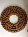 3 Inch Resin Floor Polishing Pads 7mm For Granite Floor ISO9001 Certified