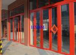 Double Glazed Aluminum Folding Doors Impact Resistant For Apartments