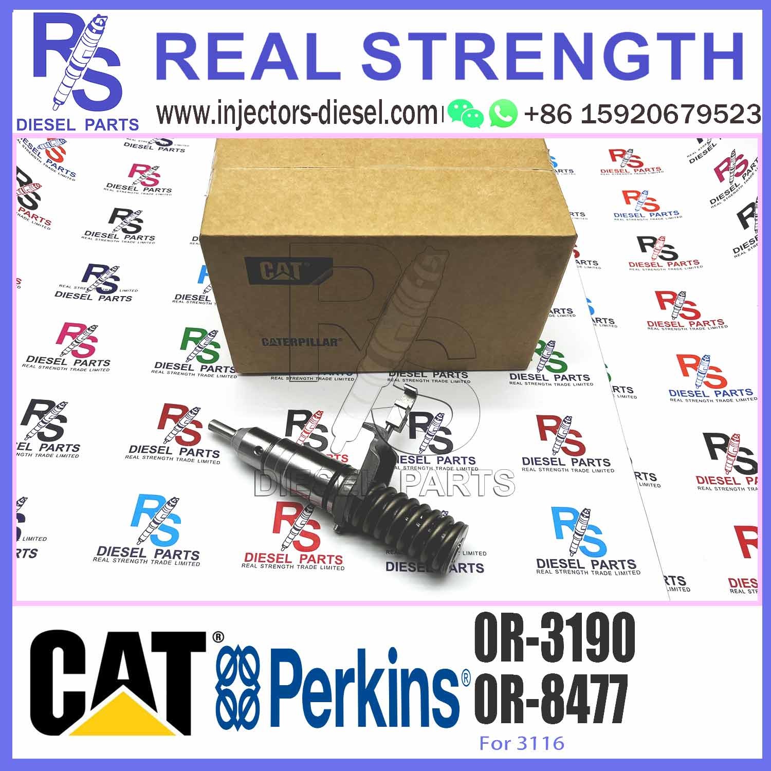 3114 Engine E200B EL200B Excavator Diesel GP Fuel Injector CA7E8729 7E-8729 7E8729 0R3190 0R-3190 For Caterpillar
