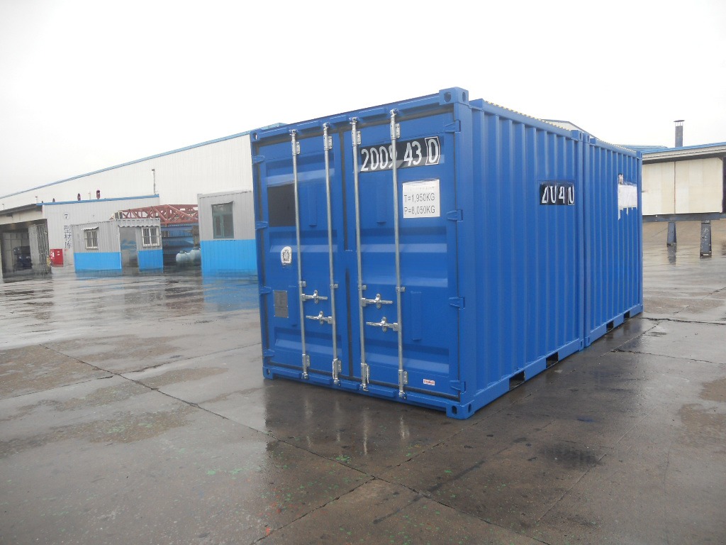 20ft Offshore Container DNV 2.7-1 Standard 6m Oil Drilling Closed Box 20ft Length Steel Floor Optional Sling
