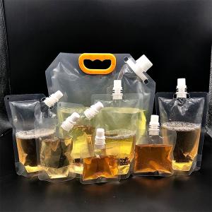 Wholesale Customized Heat Seal Pour Liquid Spout Bags Wholesale For Beverage Stores from china suppliers