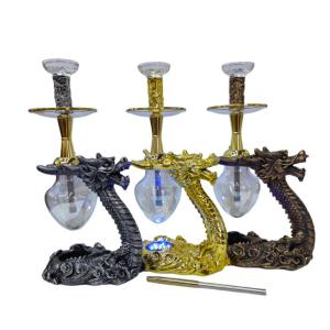 Wholesale Eco-Friendly Resin Silver Dragon Hookah Shisha Perfect for Sharing and Home Decor from china suppliers