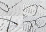 10G Pure Titanium Adjustable Temple Glasses For Comfort 88308