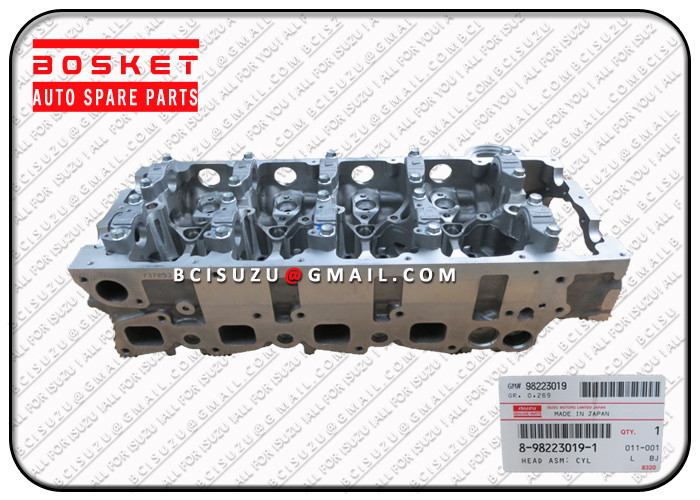 8-98223019-1 Iron Isuzu Cylinder Head Assembly For NLR85 4JJ1 4JK1 8982230191