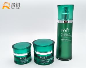 Wholesale Acrylic Lotion Bottle Empty Cream Jar Cosmetic Packaging Set Bottle from china suppliers