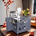 Glueless 1.5 inch narrow web 13inch 330mm 2 4 spindle turret rewinders with