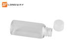 Plastic trip skin care liquid pet bottle squeeze lotion shampoo bottle with cap