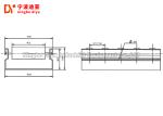 Industrial Plastic Roller Track Cold Welded White / Yellow Color For Production