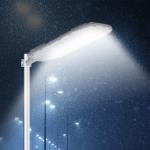 Smart Mains-Powered LED Street Light, Aluminum Alloy Body, IP65 Waterproof,