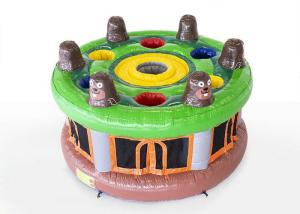 Wholesale 0.55mm PVC Inflatable Sports Games / Whack A Mole Game With Hammer For Kids from china suppliers