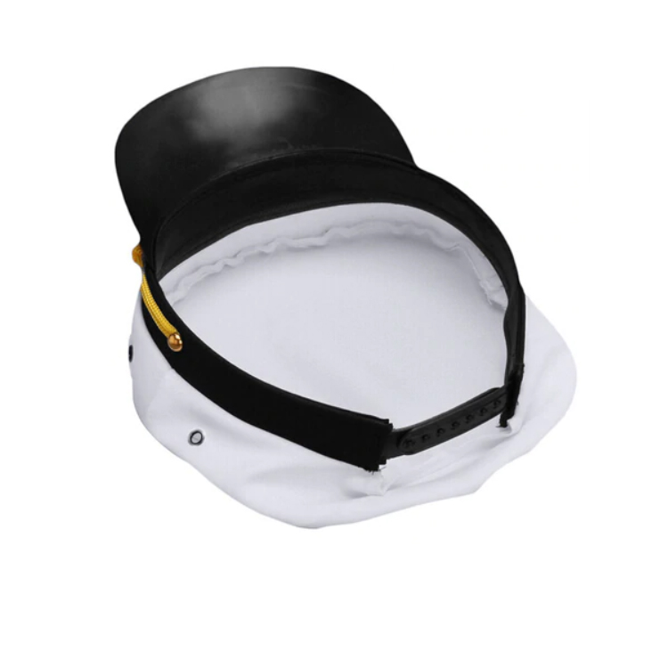 Promotional White Custom Captain Sailor Hat Blank Captain Hat