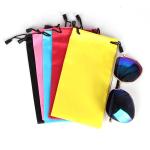 Customized Printed Drawstring Dust Bag Microfiber Soft Sunglasses Packaging