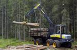 6 Wheels Forestry Skidder 18 Tons Timber Hauling
