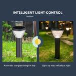 CE Certified Effective Solar Powered Bollard Lights Ouotdoor Lawn Lamp For