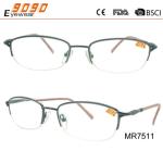 New design high quality fashionable reading glasses ,made of metal frame