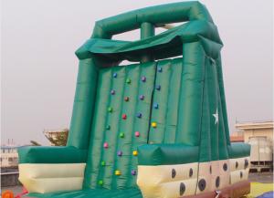 Wholesale Double Stitching Inflatable Climbing Walls / Rock Climbing Walls For Commercial from china suppliers