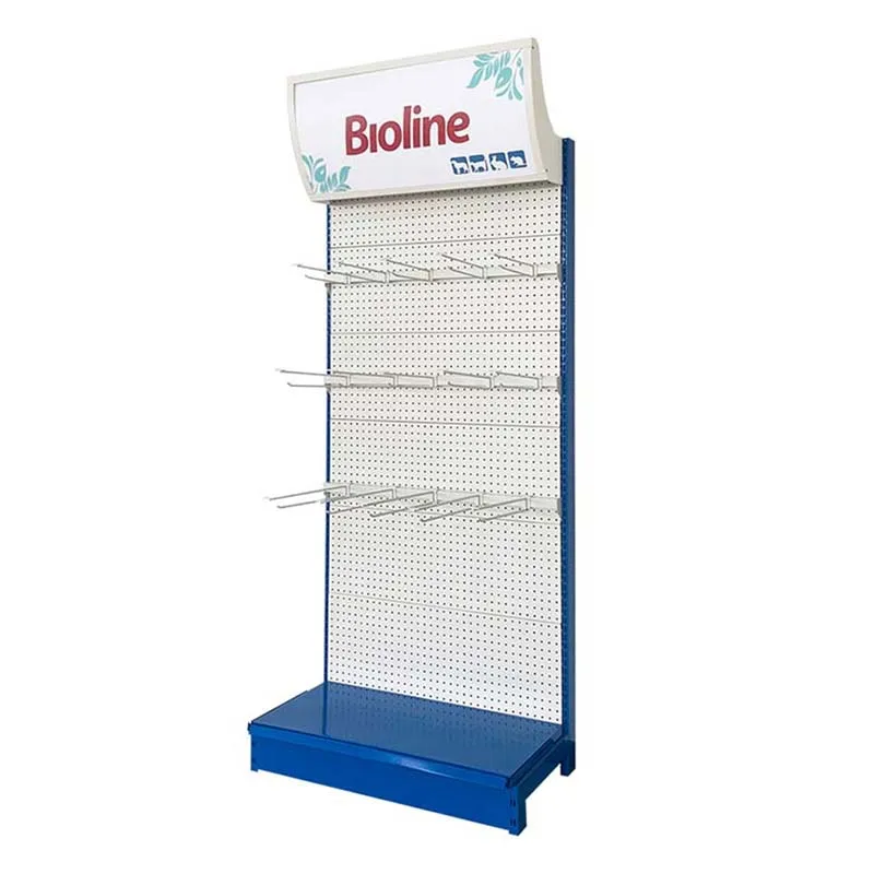 Factory Custom Size Color metal steel shop grocery convenience gondola retail store display supermarket shelves rack for sale