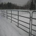 Zinc Coating Steel 1.6m Livestock Fence Panels Welded For Farm