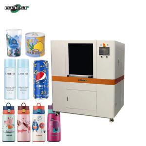 Wholesale Round UV Tumble Printer Aluminum Beverage Can Printing Machine Inkjet Printer For Plastic Bottle from china suppliers