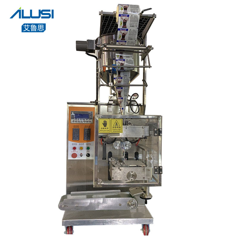 Four Sides Shampoo Ketchup Juice Honey Liquid Sachet Filling Machine Automatic