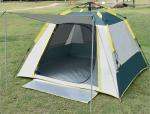 210*210*145CM Grey Waterproof Coated 190T Polyester Automatic Outdoor Camping