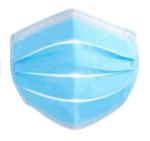 Blue Disposable Non Woven Face Mask 3 Ply Earloop Medical Grade Face Masks