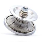 Vacuum Brazed Diamond Hand Profile Wheel For Granite A Grade Customized Support