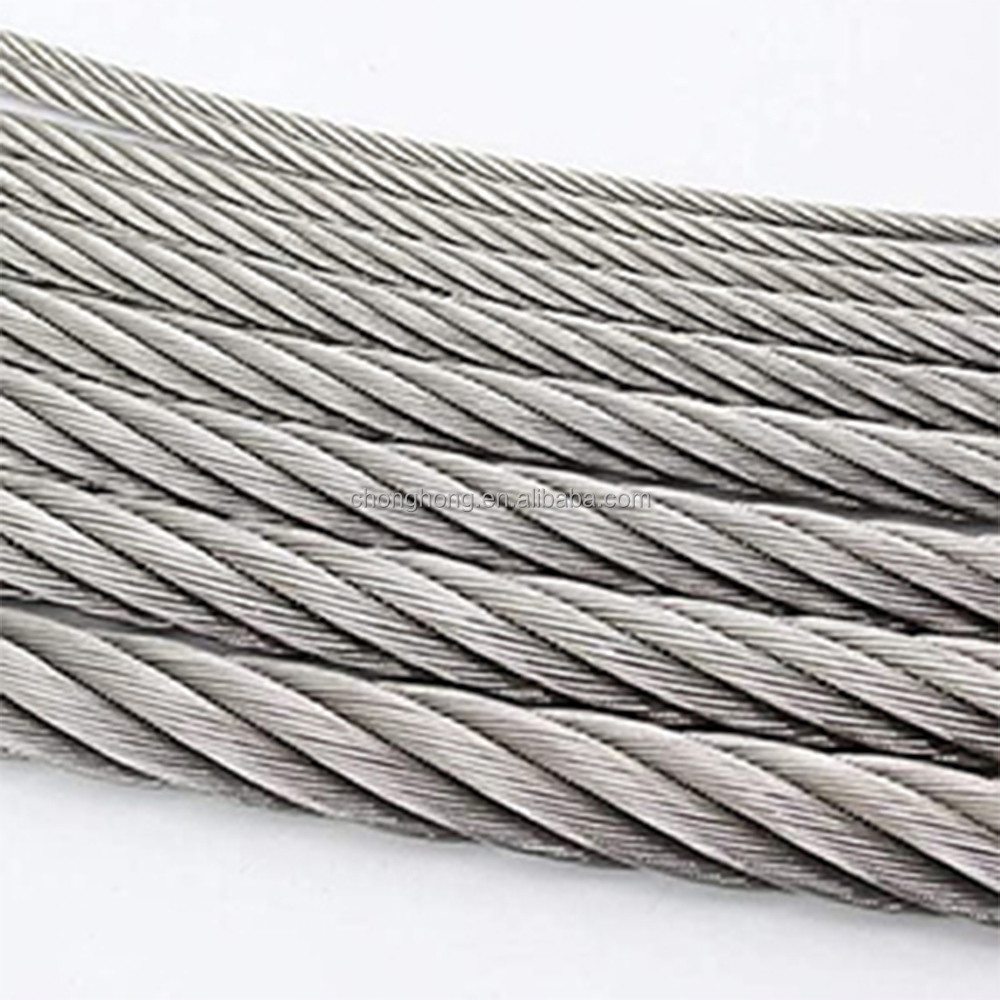 Grade Type 316 Stainless Steel T316 Cable Railing Kit 500ft 1/8" Wire Rope 7x7 Strand for Deck Railing