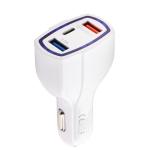 Max 5.4A Android Cell Phone Car Charger , Lightning Car Charger Android Pd Ports