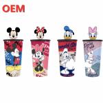 OEM Customized Straw Cup Cartoon Drink Cup FAMA Factory