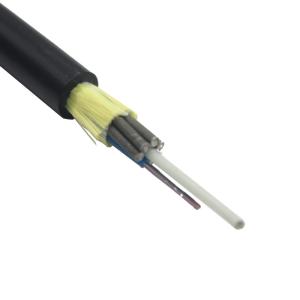 Wholesale Fibra Optica 12 Hilos Adss Span 200 Adss 2 Core 6 24 48 96 Hilos 4km Single Jacket Asu Fibre Optic Cable from china suppliers