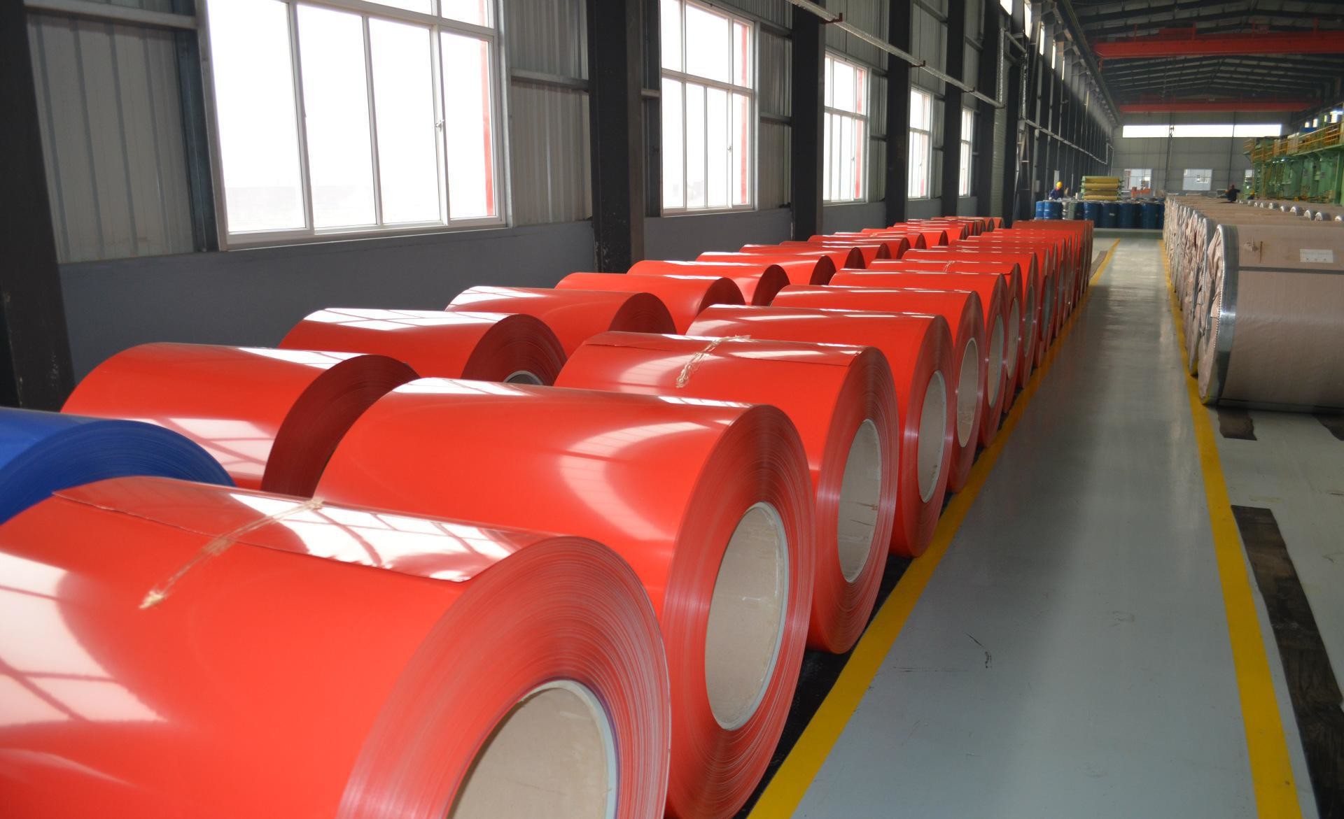 PVDF 0.5-3mm PPGI Colour Coated Sheet DX51D Cold Rolled
