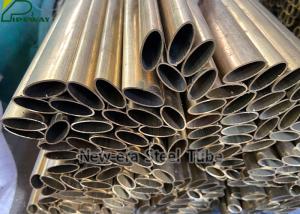 China Hard Drawn Oval ASTM B135 C33000 Copper Alloy Tube on sale