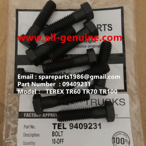 09409231 BOLT TEREX NHL SANY TR35A 3303 3305 3307 TR50 TR60 TR100 NTE240 NTE260