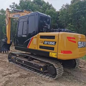 Wholesale China SANY excavator SANY 135 SY135 135C 13 ton small excavator sany 135C-9 crawler digger cheap price for sale from china suppliers