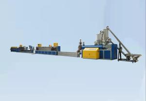 Plastic Rattan Extrusion Line Single Screw Rattan Extrusion Making Machine