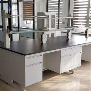 Wholesale Modern White Lab Wall Bench High Durability from china suppliers