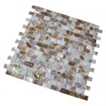 Morden Luxury Mother Of Pearl Wall Tile , 3d Brick Custom Mosaic Tile