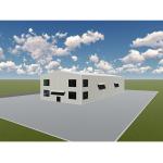 Commercial Prefab Steel Structure Warehouse Building Long Term Warranty