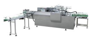 China Automatic Box Facial Tissue Packing Machine V Fold Faical Tissue Paper Packing Machine on sale