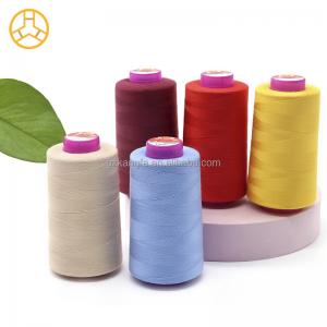 China Low Moq 40/2 5000yds Polyester Sewing Thread For Machine Sewing With 100% Polyester on sale