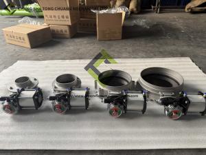 Wholesale Single Flange Pneumatic Butterfly Valve For Mixing Station V1FS300GBN+CP101+MIC23 from china suppliers