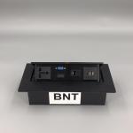 With USB charger interface conference furniture pop up desktop socket