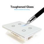 Us/Brazil/Vietnam Standard Tuya 3Gang Smart WIFI Switch with Voice Control and