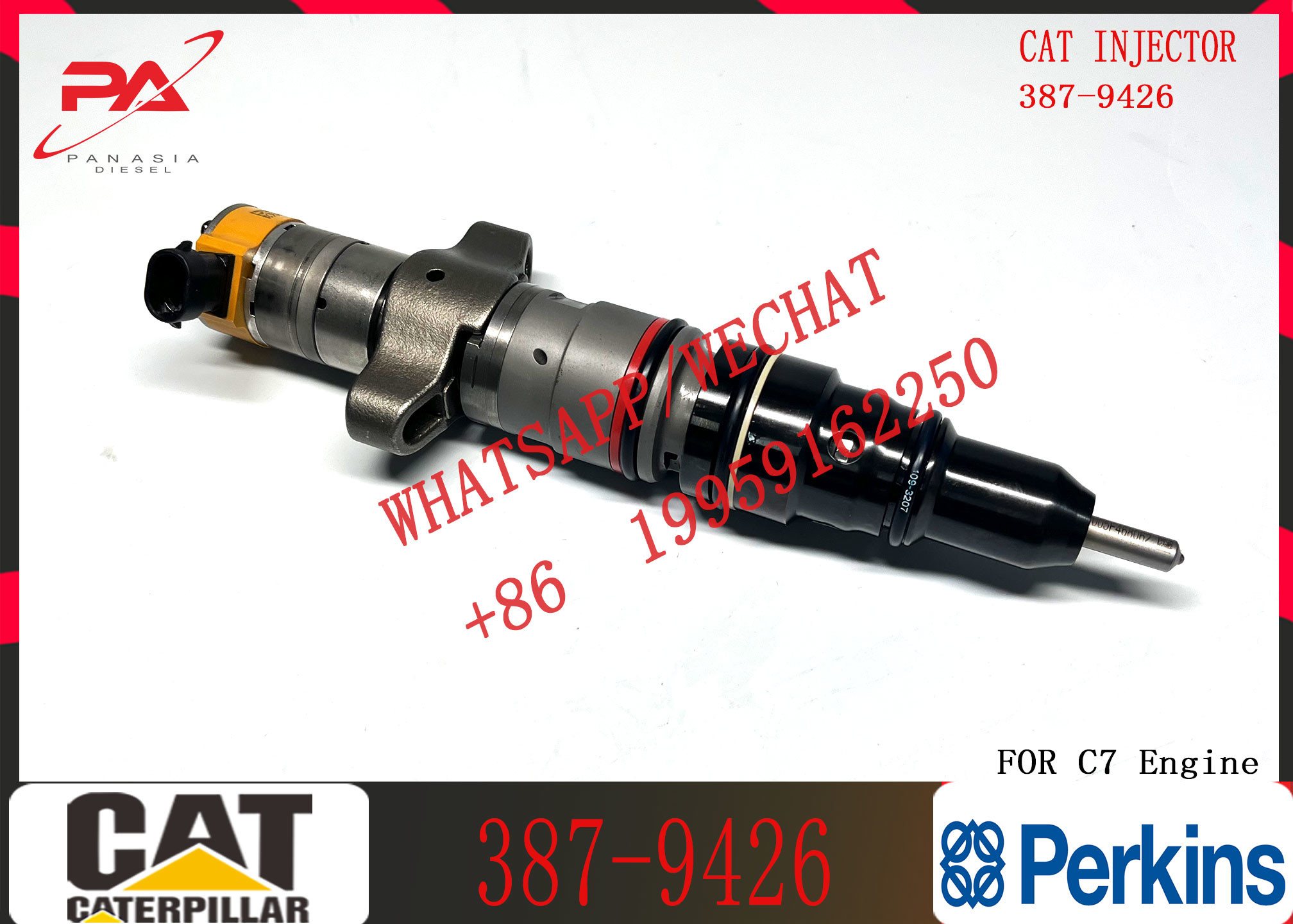 C7 Diesel Engine Fuel Injector 293-4071 387-9433 245-3517 245-3518 295-9166 20R-8067 20R-8057 387-9429