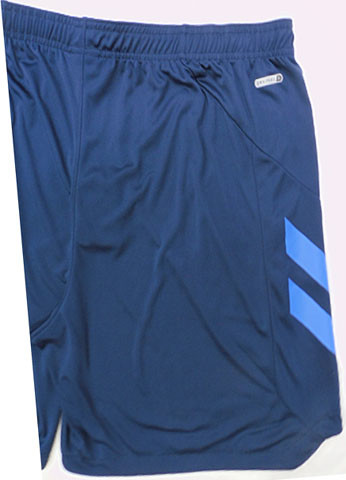 Firtness Use 140gsm Fabric Blue Jogging Shorts With Pockets