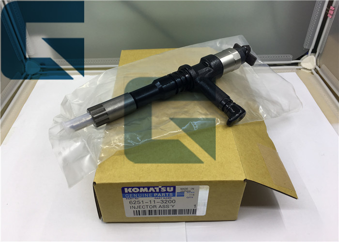 Diesel Engine 6D125 Fuel Injector 6251-11-3200 for KOMATSU PC400-7 Excavator