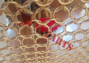 Wholesale Decorative Chainmail Braided Ring Mesh Curtain For Office Building Space Divider from china suppliers