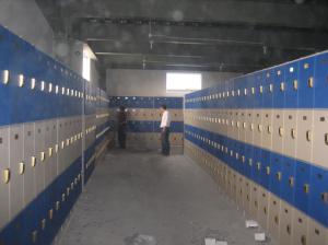 Wholesale Keyless Employee Storage Lockers 4 Tier Blue Door Color With On - Site Assembly from china suppliers