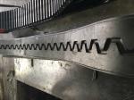 221.26 Kg Black Paver Rubber Tracks 356 Pitch 152.4*46 For Blaw Knox PF4410